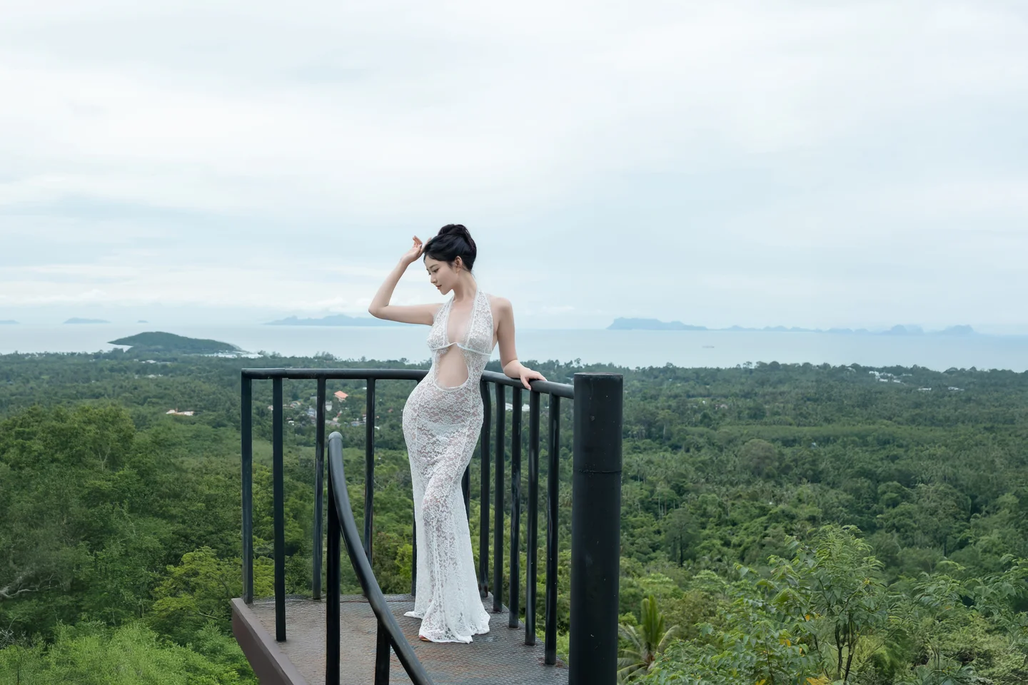 年年 - 白色连衣裙 [73P-314MB] tg@simisebaisi 【丝足阁】020.webp